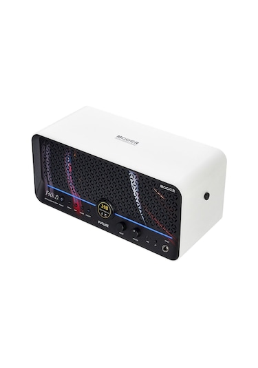 Mooer F40ilı/wsr Future Şarjlı 40w Stereo Akıllı Gitar Amfisi White Stellar Ring