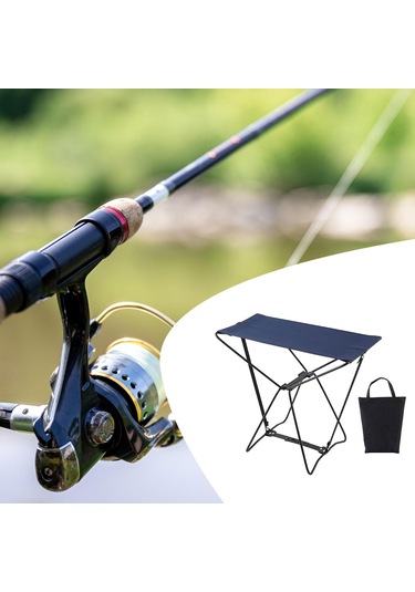 Homyl Katlanır Tabure Kamp Sandalyesi Taşınabilir Donanma Donanma