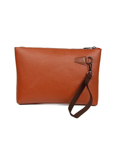 Tuldar Deri El Askılı Dosya Evrak Günlük Portföy & Clutch Çanta Tul527 Taba