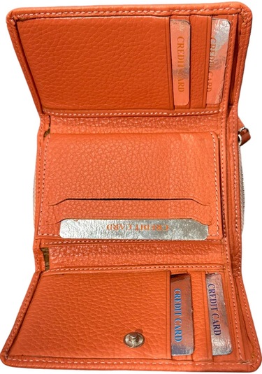 Monte Lui Unisex Hakiki Deri Cüzdan Pudra Pudra