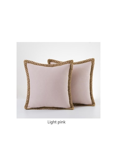 Açık Pembe 1 Adet İskandinav Düz Renk Ev Ürün Yastık Örtüsü Alt Pamuk Keten Yastık Örtü Yastık Kapakları Yastık & Kırlent 56805747
