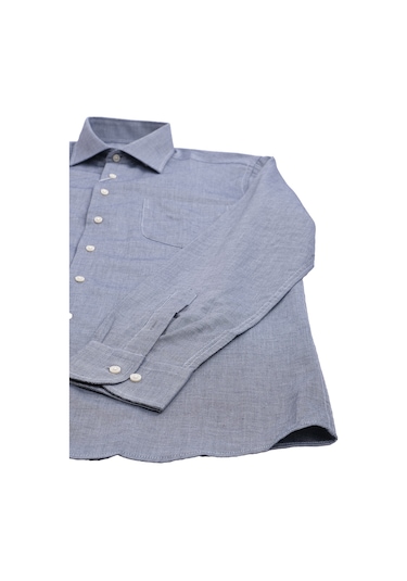 Giant Minimalist Uzun Kol Regular Fit Erkek Gömleği - Günlük & İş Siyah