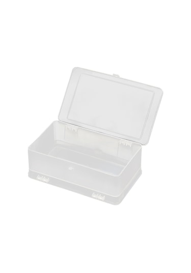 Reedark Pp Malzeme Nagel Çalışma Kutusu, İki Katlı Şeffaf Kapaklı, Tüm Nagel Aletlerini Ve Kozmetikleri Güvenli Saklama Kutusu