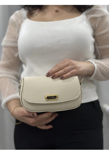 Biçomi Krem Cilt Jessi Çanta Krem