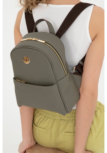 U.s. Polo Assn. Kadın Açık Haki Çanta 50293657-vr183 Açık Haki