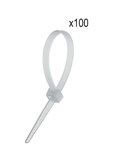 Kablo Bağı Plastik 2,5x150 Mm Beyaz 100 Adet 100 Adet - Beyaz