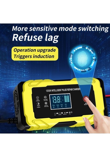 Pazly 180w Akıllı Lcd Ekranlı Şarj Cihazı - 12v/24v Kurşun Asit Aküleri İçin