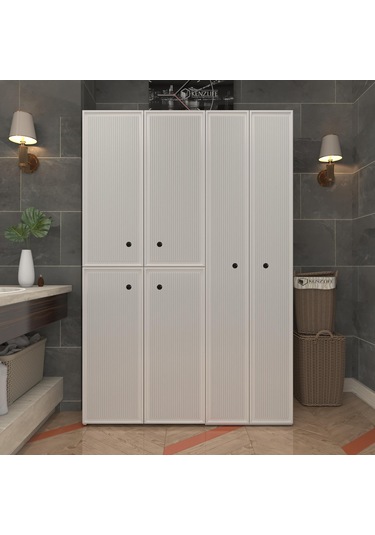 Kenzlife Membran Çamaşır Kurutma Makinesi Dolabı Yaromira Byzbyz İnceince 180 120 64 Mebran Kapak Suntalam Gövde Beyaz