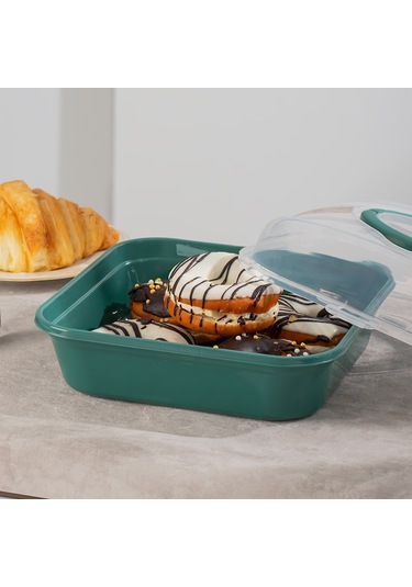 Porsima 1094 Pasta Kek Börek Saklama Kabı Yeşil