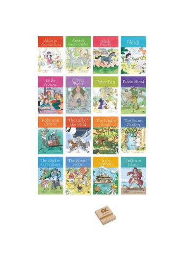 İş Çocuk İngilizce Robinson The Call The Jungle The Secret Wind Wizard Tom Sawyer Treasure 16lı Set