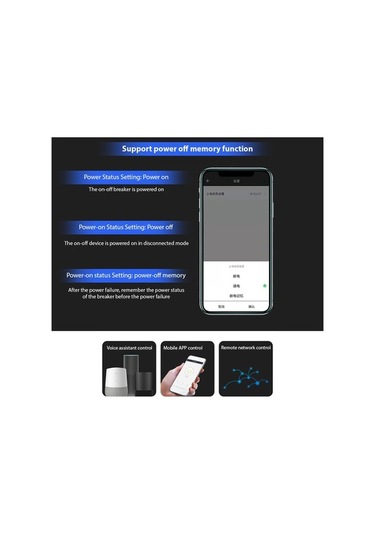 Fortunelane 16a Tuya Wifi Akıllı Kablolu Anahtar, İki Yollu Kontrol, Uzaktan Kumanda, 2.4ghz, Tekli Paket Tuya Wifi Tuya Wifi