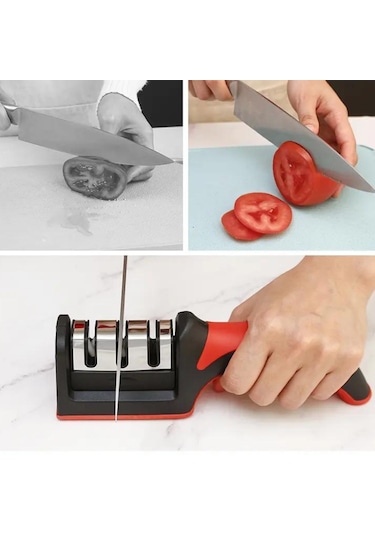 Sengenegel Profesyonel Bıçak Bileyici 3 Açılı Elmas Seramik Tungsten Çelik El Bıçakları Bileme