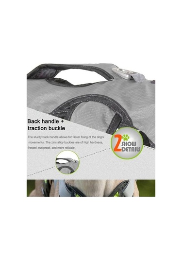 Soulader Yansıtıcı Köpek Koşum Yeleği, Güvenlik Işıklı Gece Yürüyüş Koşu Tasması, Eğitim Ve Servis Köpekleri İçin Dayanıklı Outdoor Pet Aksesuarları