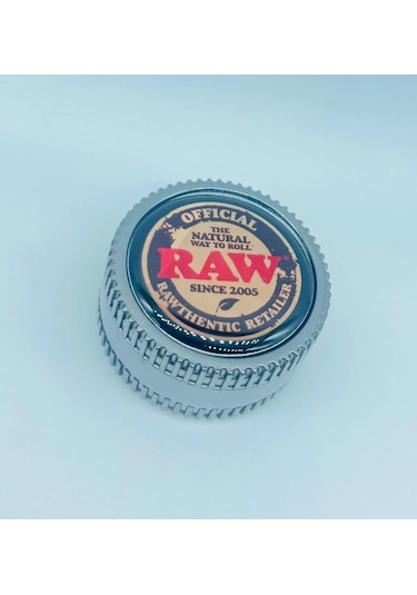 Raw Metal 2parça Tütünöğütücü Parçalayıcı Grinder//37mm