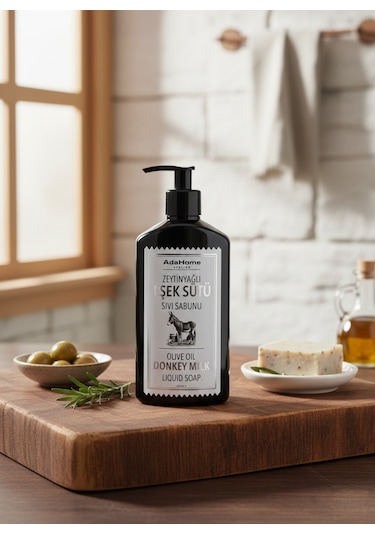 Adahome Atelier Zeytinyağlı Ve Eşek Sütlü Sıvı Sabun