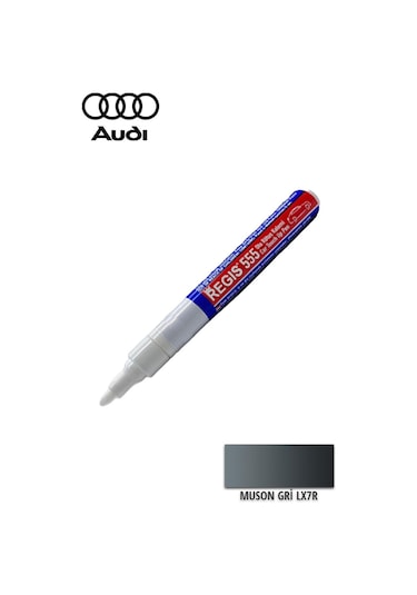 Oto Tam Örtücü Rötüş Kalemleri Audi Lx7r Muson Gri Çizik Giderici Oto-11918