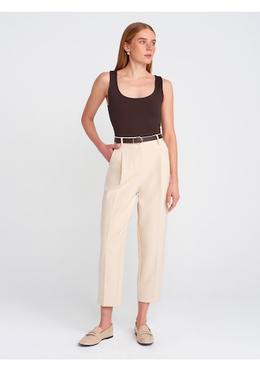 Dilvin 20977 Kalın Askılı Poliamid Atlet-koyu Kahve Koyu Kahve