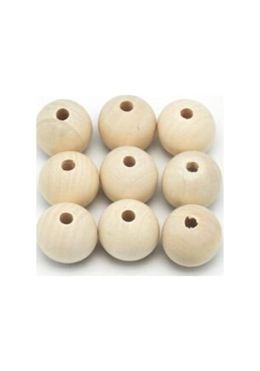 10 Adet 14 Mm Ahşap Boncuk