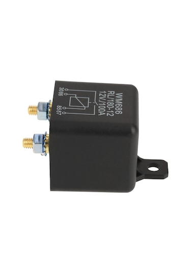 Yaozixa 12v 100a Akü Kontrol Rölüsü - 4 Pinli Normal Açık Tip, Toz Koruma Ve Kararlı Performanslı Otomobil Başlangıç Rölüsü