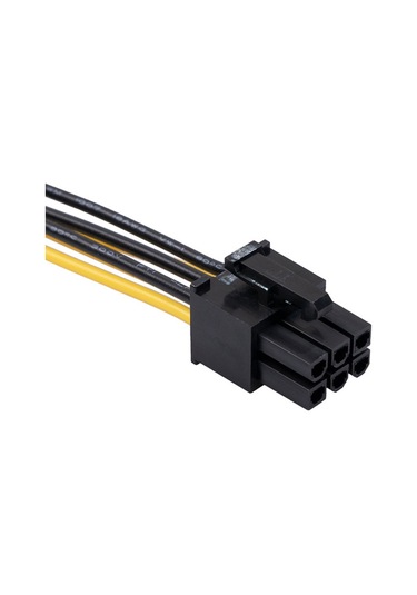 Maiyame 20cm Bakır Teli 5557 Slaytlı 6pin Dişi'den 8pin Dişi'ne Grafik Kart Güç Adaptörü Kablosu