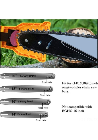 Padalink 14-20" Taşlama Taşı İle Zincirli Testere Bileme Aleti - Abs Plastik, Pratik Ve Hızlı