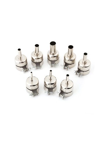 Konesam 8 Parça 850 Serisi Isı Makinesi Uçları 3-12mm - Paslanmaz Çelik, Sabit Kilitleme, Uzun Ömürlü Tamir Aksesuarı