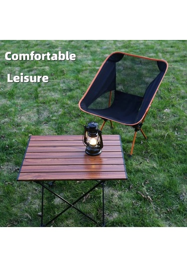 Katlanabilir Açık Sandalye Katlanabilir Kamp Sandalyesi Siyah