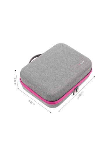 Vision Pro Mr Kulaklık Saklama Çantası Teleskopik Saplı Koruyucu Taşıma Çantası - Gül