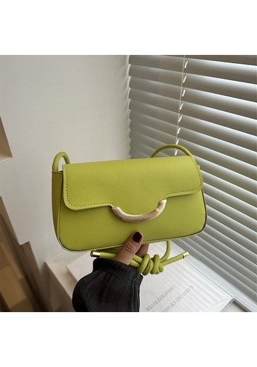 Novahub Yaz Çok Yönlü Küçük Kare Çanta Moda Ve Basit Omuz Postacı Çantası Kadın Küçük Kare Çanta Kadın Yeşil Yeşil