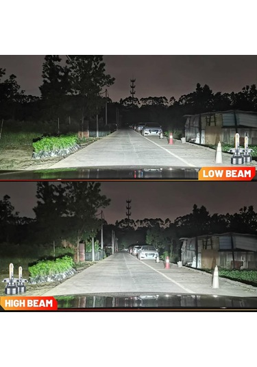 Reedark H4 Led Far Ampulü 3100lm 6000k Su Geçirmez 30w Araç Farı 2 Adet