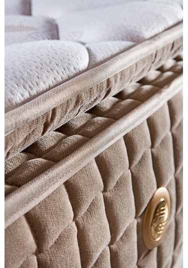 Minarmobilya Minar Safir Tek Kişilik Full Ort Pedli Yaylı Yatak 90X190