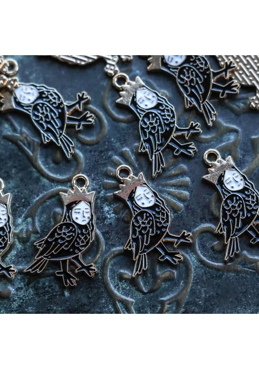 Kafebizu Metal/emaye Kolye Ucu 4'lü 25.5x16.5x1.5 Mm 198673747