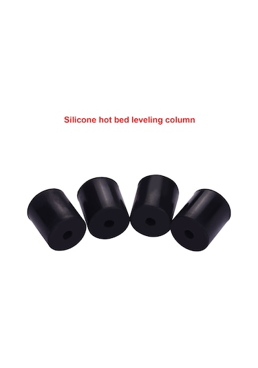 Konesam 18mm Isıya Dayanıklı Silikon Dikey Ayraçlar - 3d Yazıcı Isı Tabani İçin Ender-3/ender-5/cr-x/cr-10/cr-10s Uyumlu 4 Adet