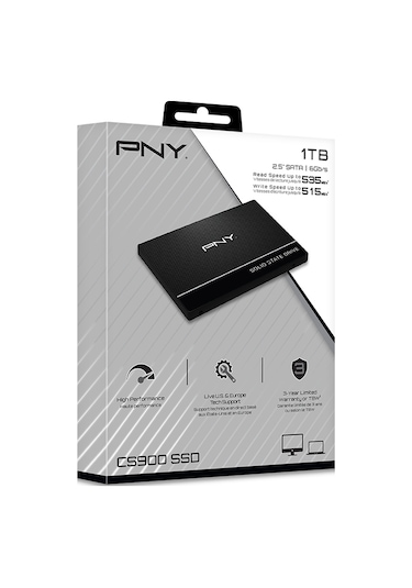 PNY CS900 SSD7CS900-1TB-RB 2.5" 1 TB 3D NAND SATA 3 SSD