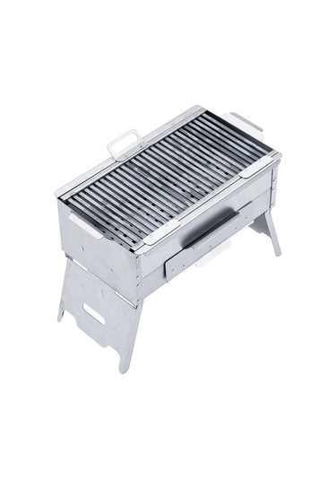 Katlanır Ayaklı Mangal - Argeus - Paslanmaz - Mühürleme Izgaralı - Kül Hazneli Diğer