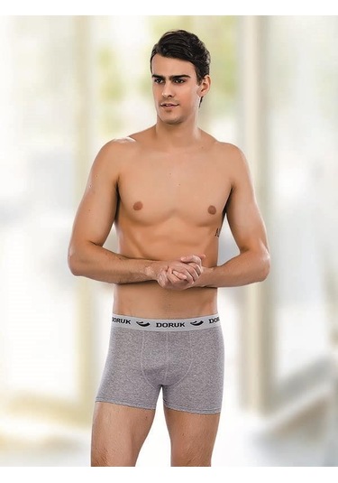 Doruk Erkek Likralı Boxer 107 Gri