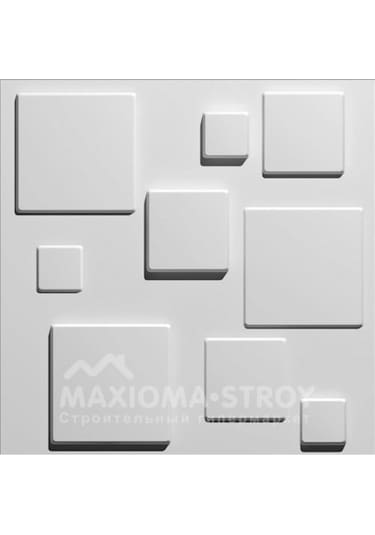 3 Boyutlu Boyanabilir Pvc Duvar Paneli İdea 50-50 Cm 4 Adet-1 Metrekare