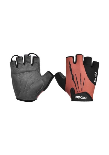 Pazly Şok Emici Dolgulu Kaymaz Bisiklet Eldivenleri - Yarım Parmak Spor Eldivenleri Ağır