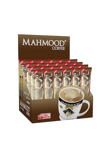 Mahmood Coffee 3'ü 1 Arada Sütlü Köpüklü Hazır Kahve 48'li 18 G