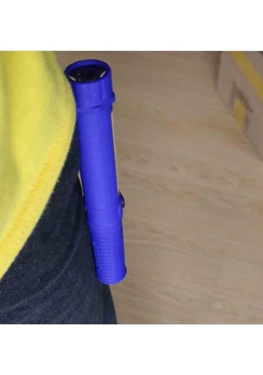 Single Sword Pilli El Feneri - Kalem Tipi Mıknatıslı Kamp Outdoor El Feneri Siyah