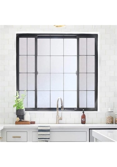 2 Metre X 45 Cm. Uv Engelleyici Buzlu Cam Filmi