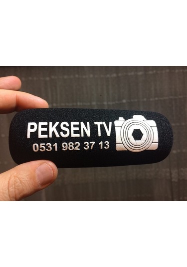 Sony Mc2500 Kamera Mikrofon Süngerine Logo Baskısı