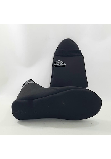 Termal Tabanlı Termal Mest Konçlu Full Termal Çorap Siyah