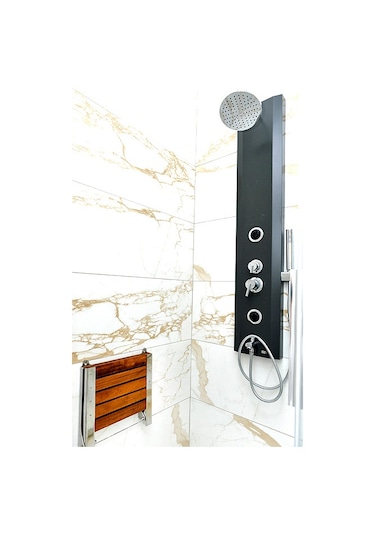 Wower Mat Katlanır Duşoturağı Banyo Taburesi Krom