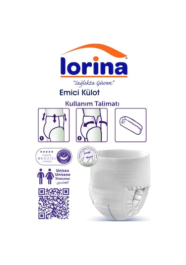 Lorina Emici Külot XL 60 Adet