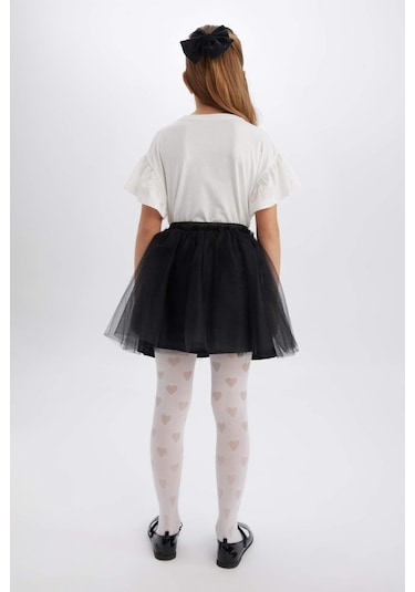 DeFacto Kız Çocuk Esnek Belli Tütü Etek E0644A825SMBK27 Siyah