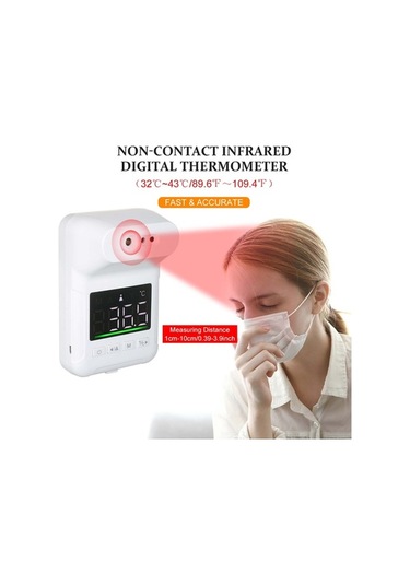 Pazly Wall-mounted Touchless Thermometer And Pulse Oximeter Set - Fast & Accurate Measurement For Family & Personal Care