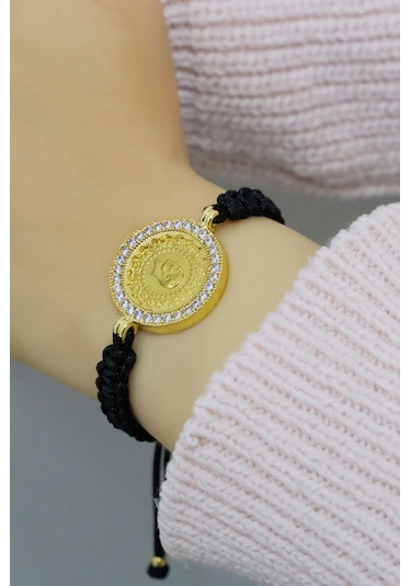 Ipli Çeyrekli Bileklik N11.12329 Sarı Altın