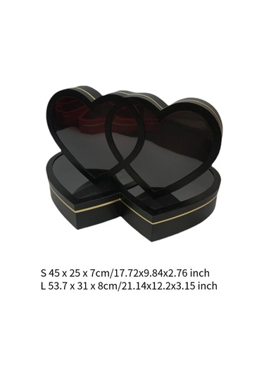 Suntek 2x Sevgililer Günü Hediye Kutusu Romantik Siyah