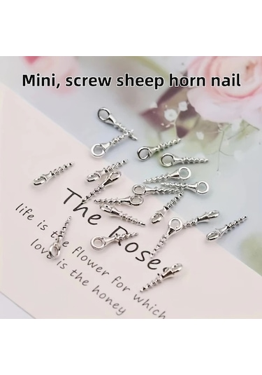 Fochsia 30 Adet Mini Dıy Metal Vidalı Askı: Duvar, Çerçeve, Dolap İçin Diğer